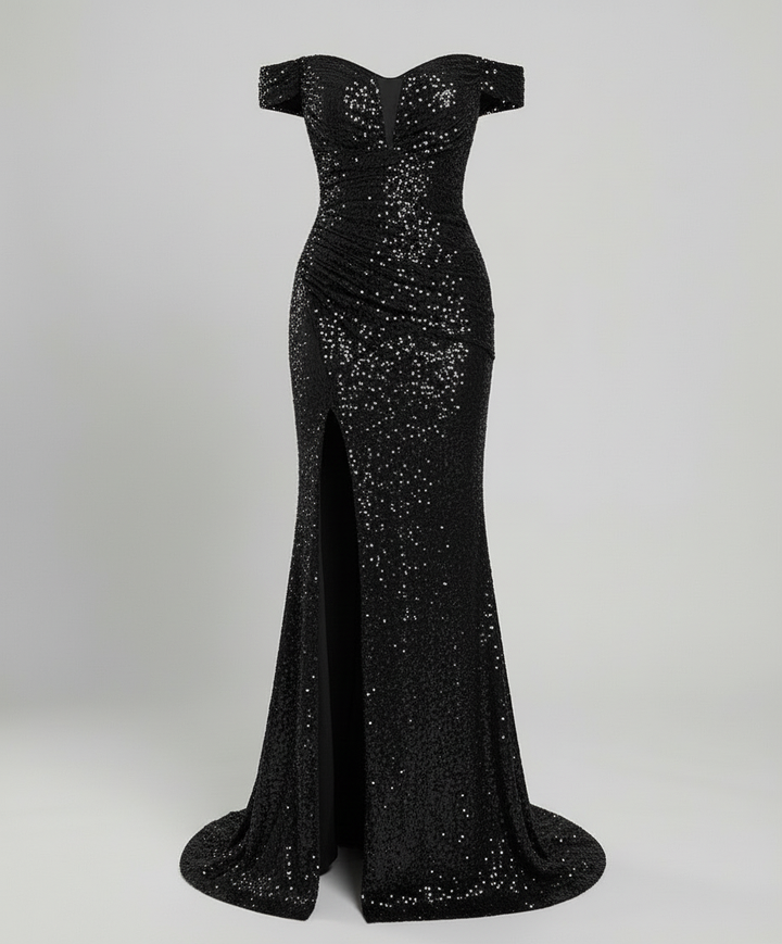 Elegantes Off Shoulder Abendkleid Damen | Drune