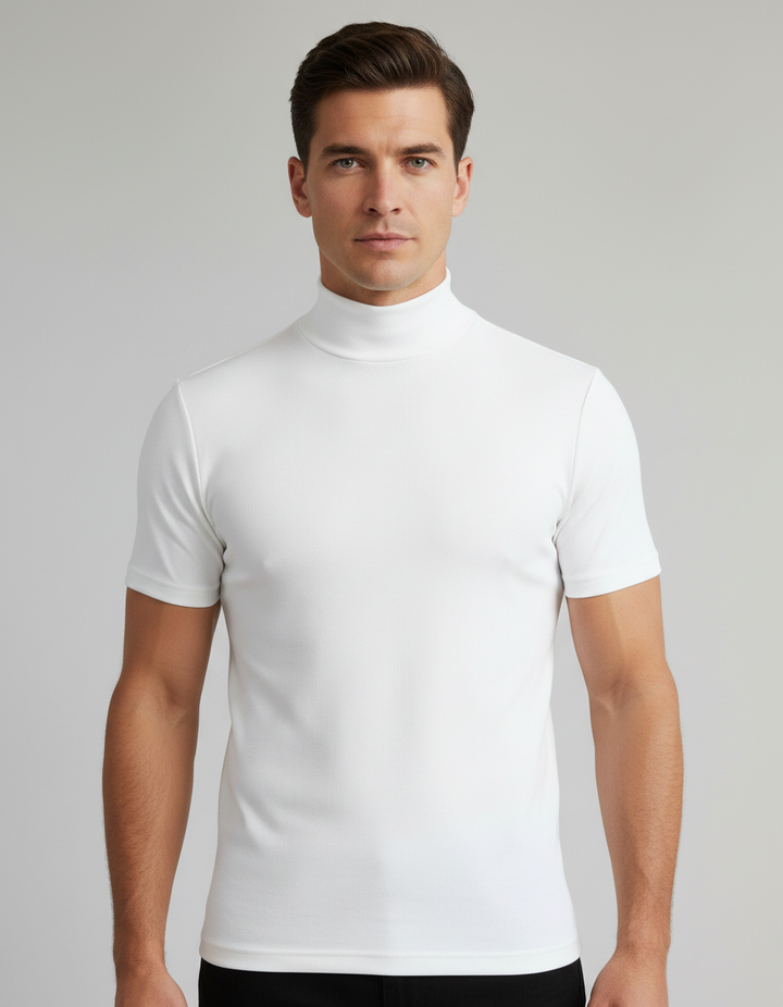 Rollkragen Slim Fit Herrenhemd | Drune