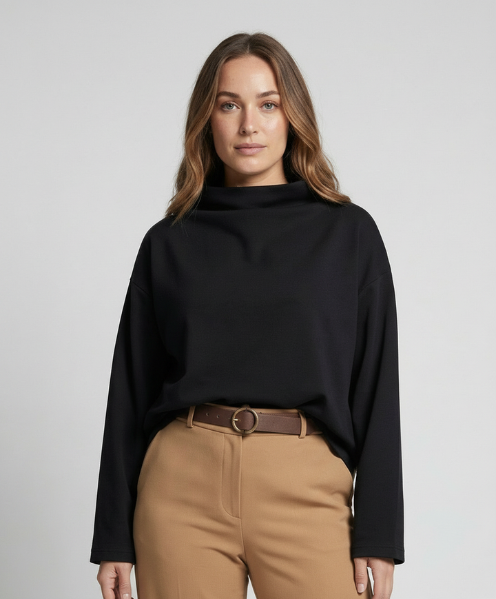 Oversize Rollkragenpullover Damen | Drune
