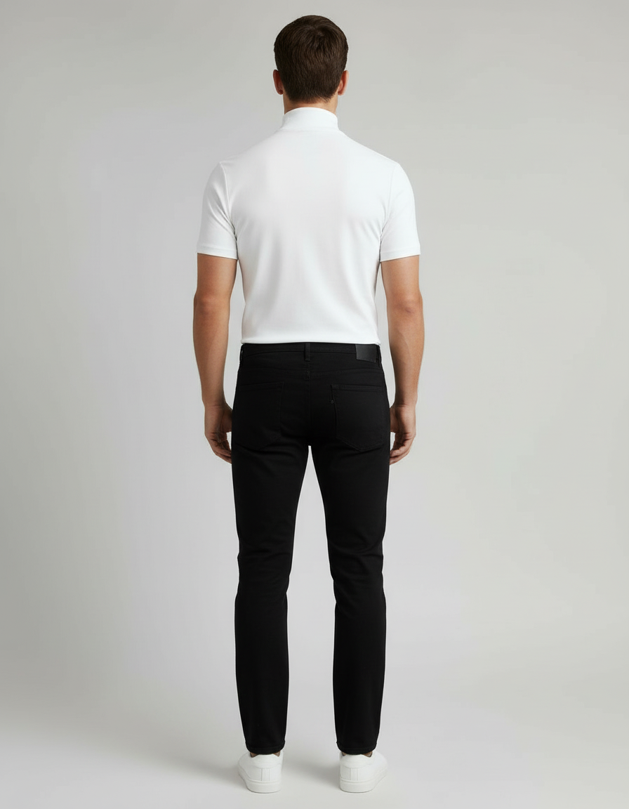 Rollkragen Slim Fit Herrenhemd | Drune