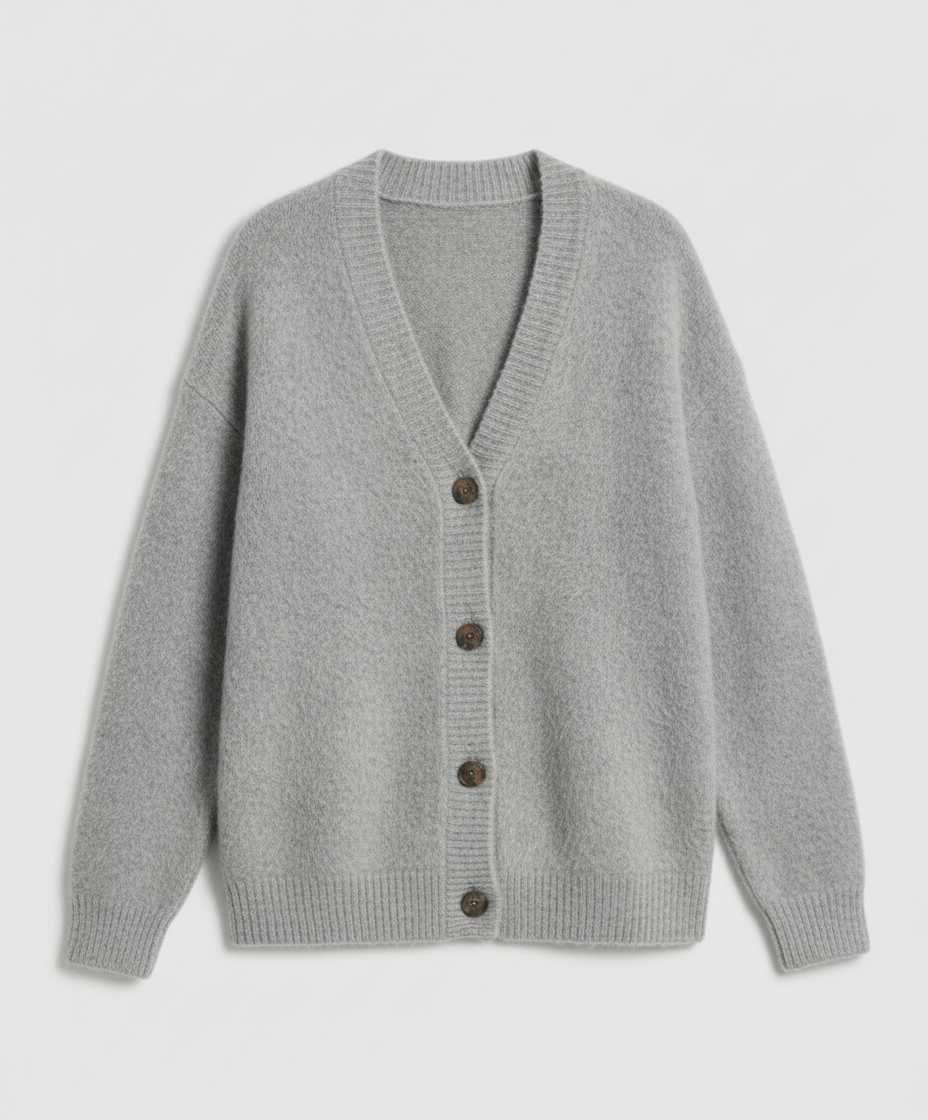 Kuschelige Mohair Strickjacke Damen | Drune