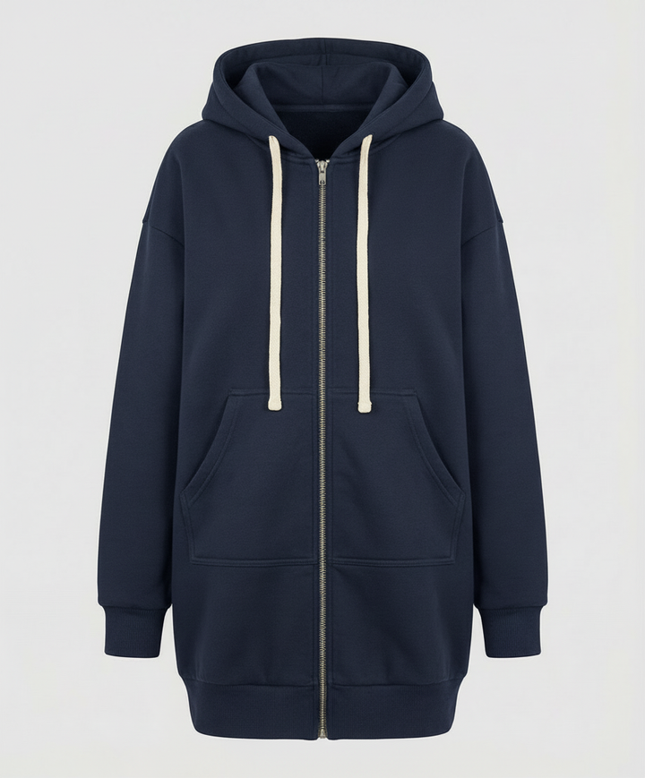 Drune | Zip-Up Hoodie knielang