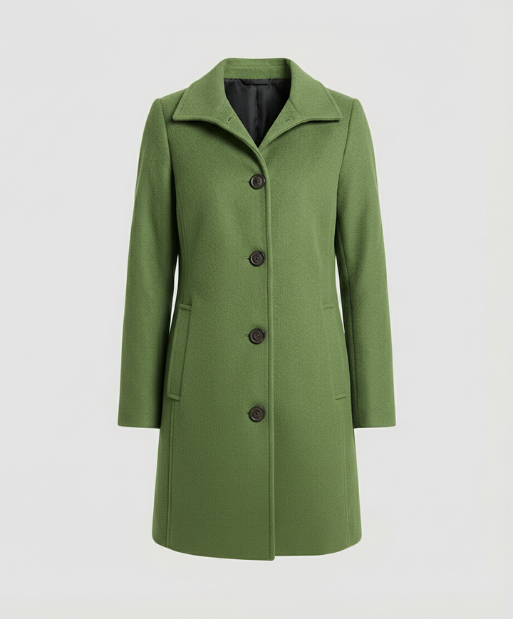Eleganter Einreihmantel Damen | Drune