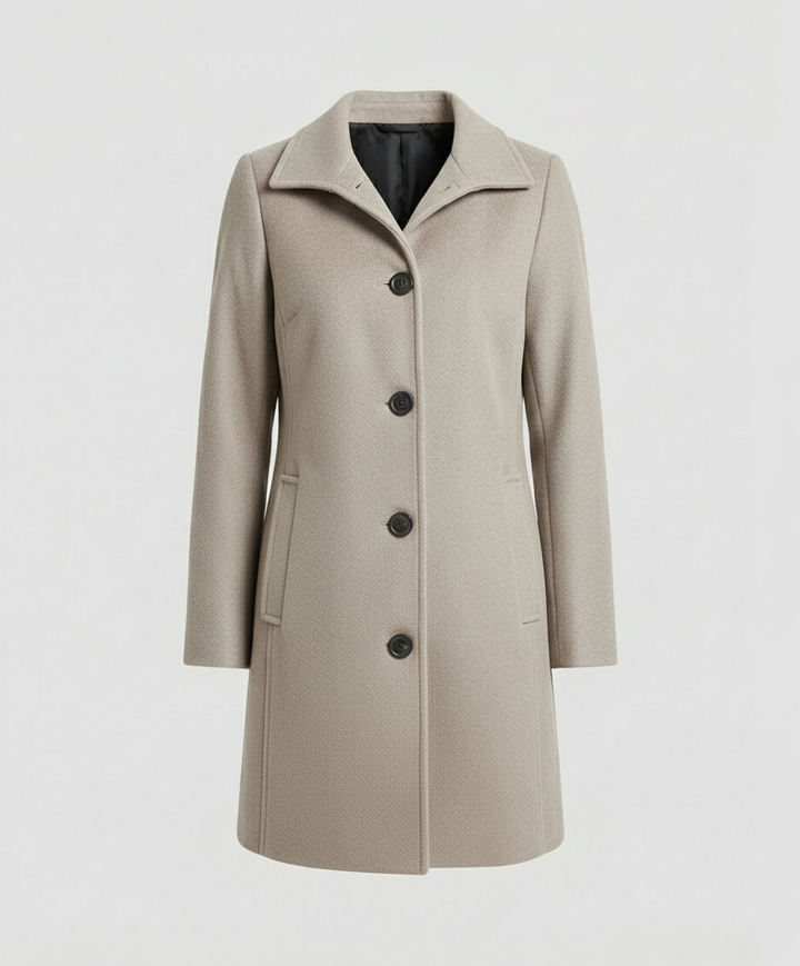 Eleganter Einreihmantel Damen | Drune