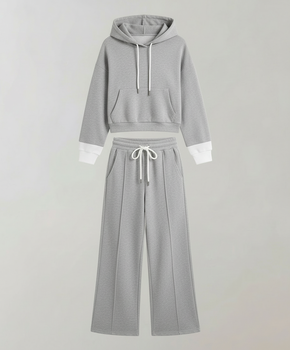 Zweifarbiges Damen Lounge Set | Drune