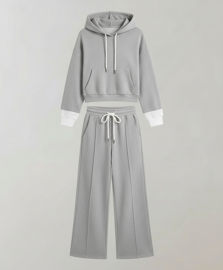 Zweifarbiges Damen Lounge Set | Drune