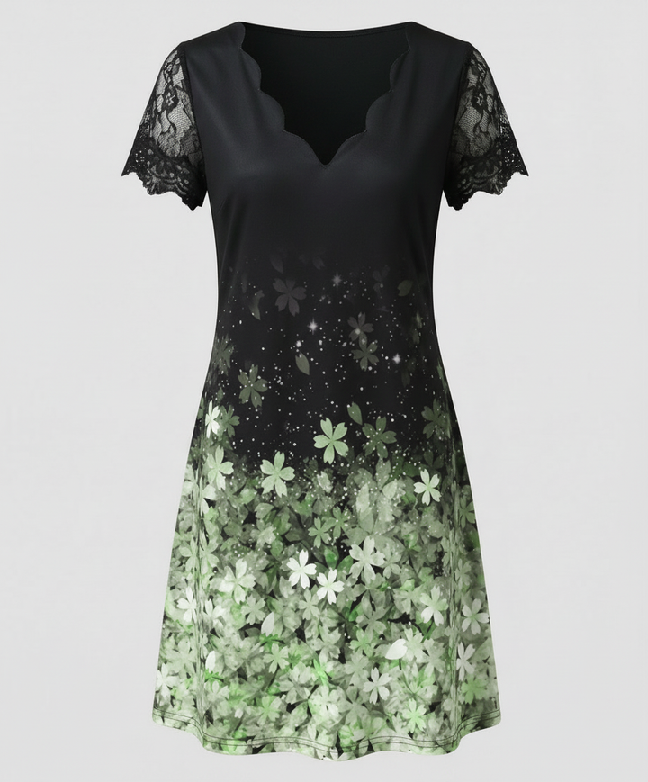 Elegantes Detail Kleid Damen | Drune