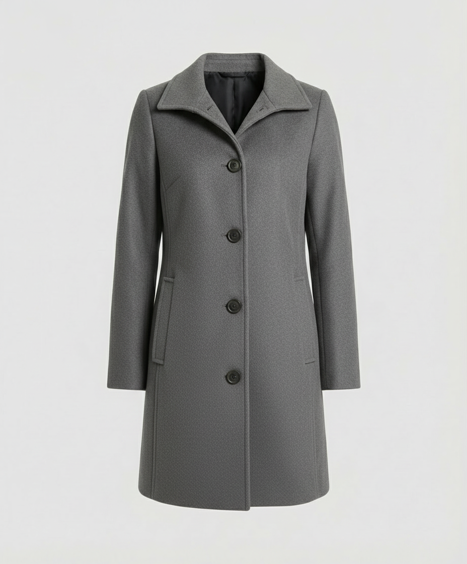 Eleganter Einreihmantel Damen | Drune