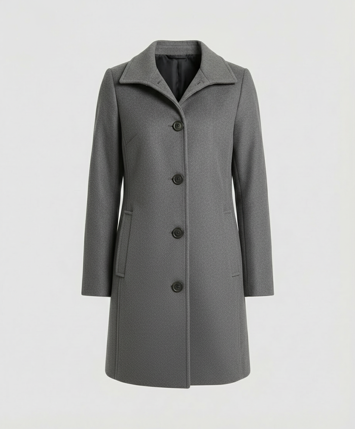 Eleganter Einreihmantel Damen | Drune