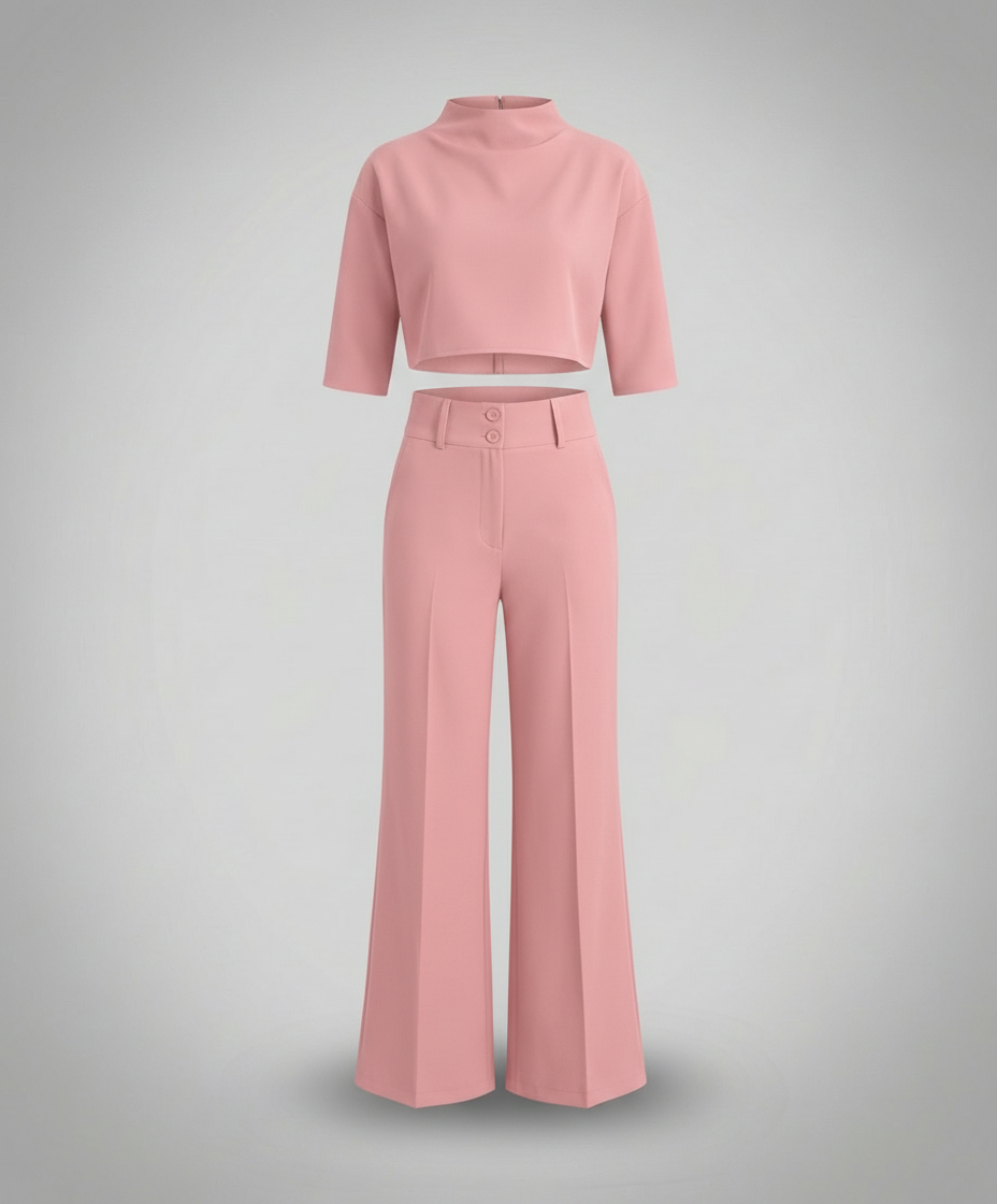 Tailliertes Herbst Hosenset Damen | Heidi-Mode