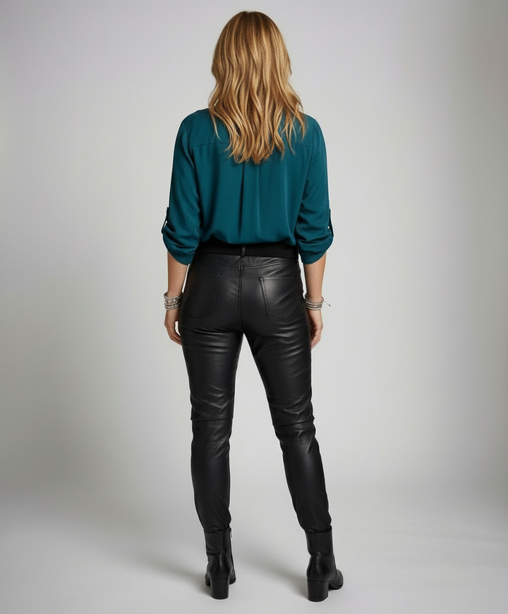 Glitzerbluse Damen Pailletten | Drune