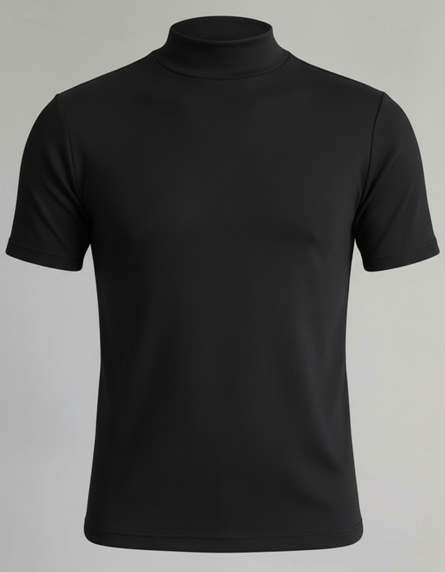 Rollkragen Slim Fit Herrenhemd | Drune