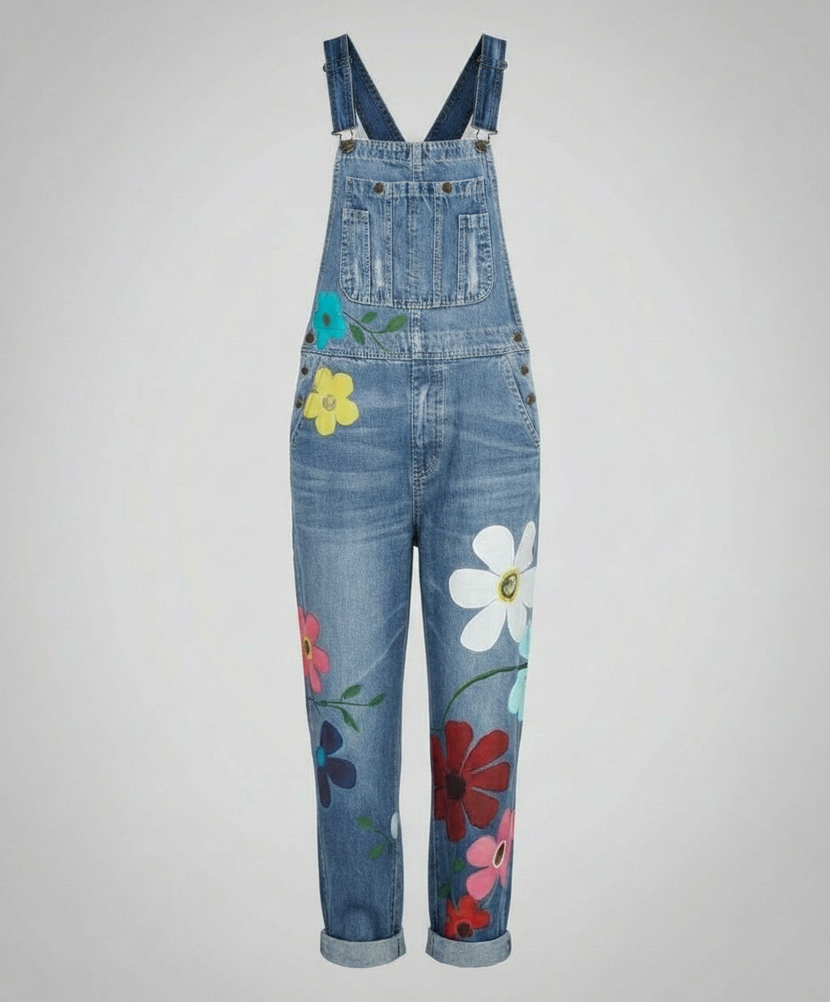 Ärmelloser Denim-Overall Damen | Drune