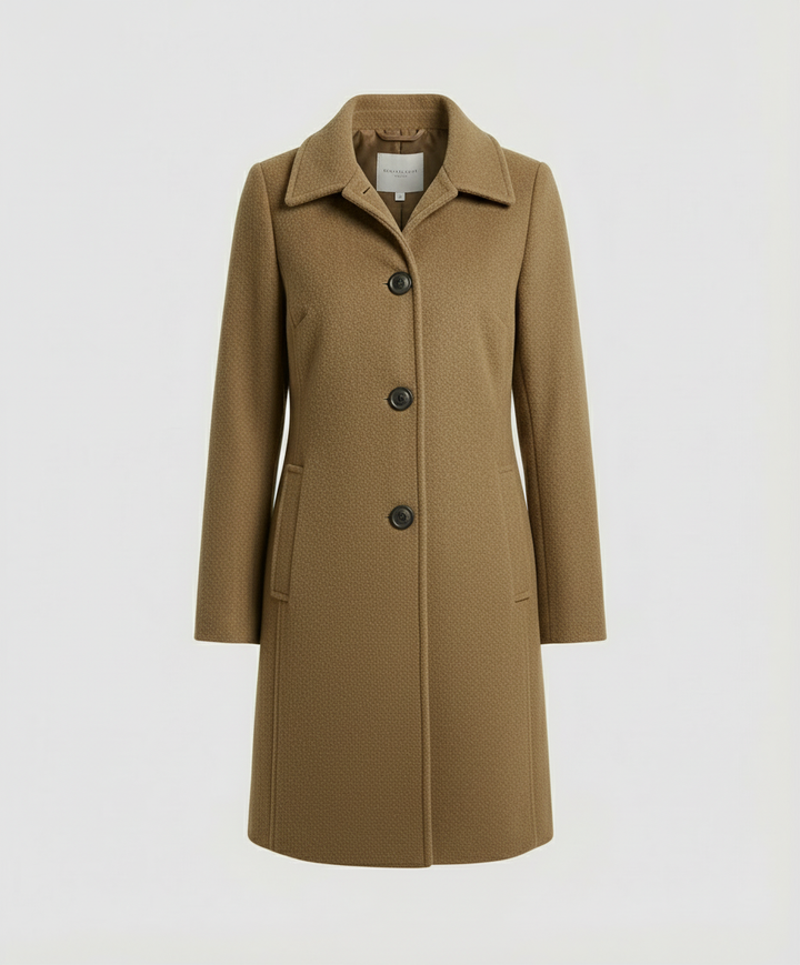 Eleganter Einreihmantel Damen | Drune