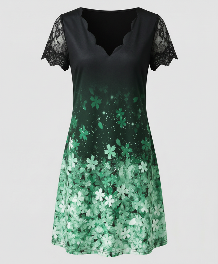 Elegantes Detail Kleid Damen | Drune
