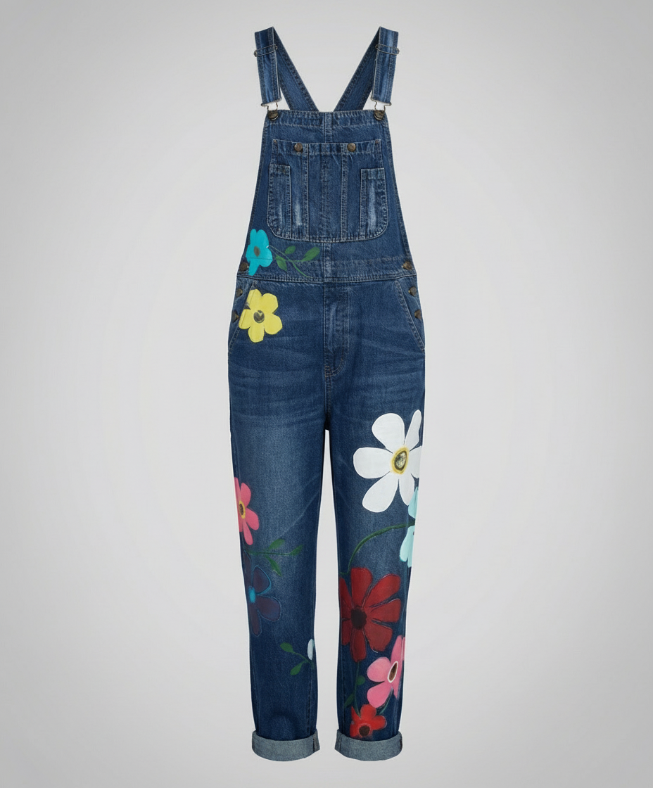 Ärmelloser Denim-Overall Damen | Drune