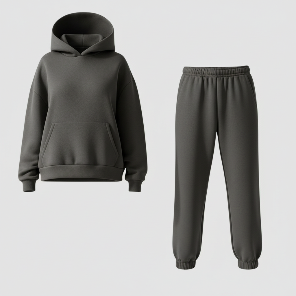 Jogging Set Damen Komfort Weiches Set Loungewear | Drune