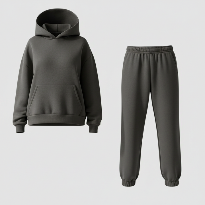 Jogging Set Damen Komfort Weiches Set Loungewear | Drune