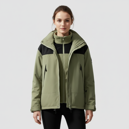 3-in-1 Fleece Winterjacke Komfort | R&B
