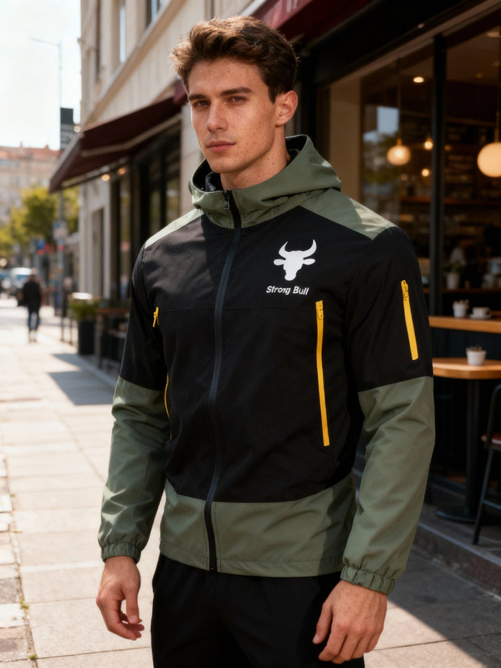 Herren funktionale Outdoor-Jacke Drune