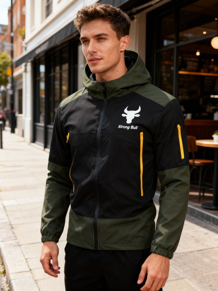 Herren funktionale Outdoor-Jacke Drune