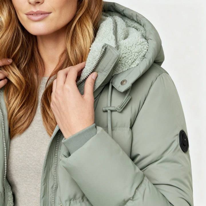 Luxuriöse Isolierte Jacke Damen Komfort Warme Jacke Baumwolle | Heidi-Mode