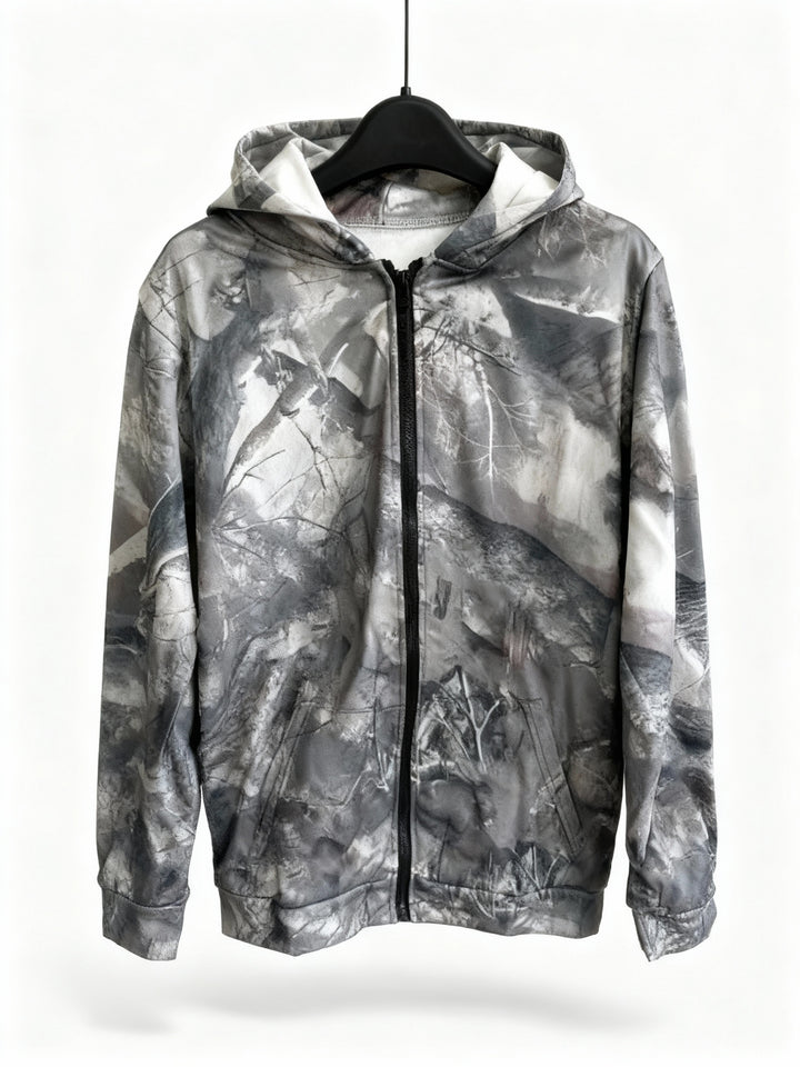 Drune | Camo Kapuzenpulli Übergröße Komfort Und Stylischer Camo Look