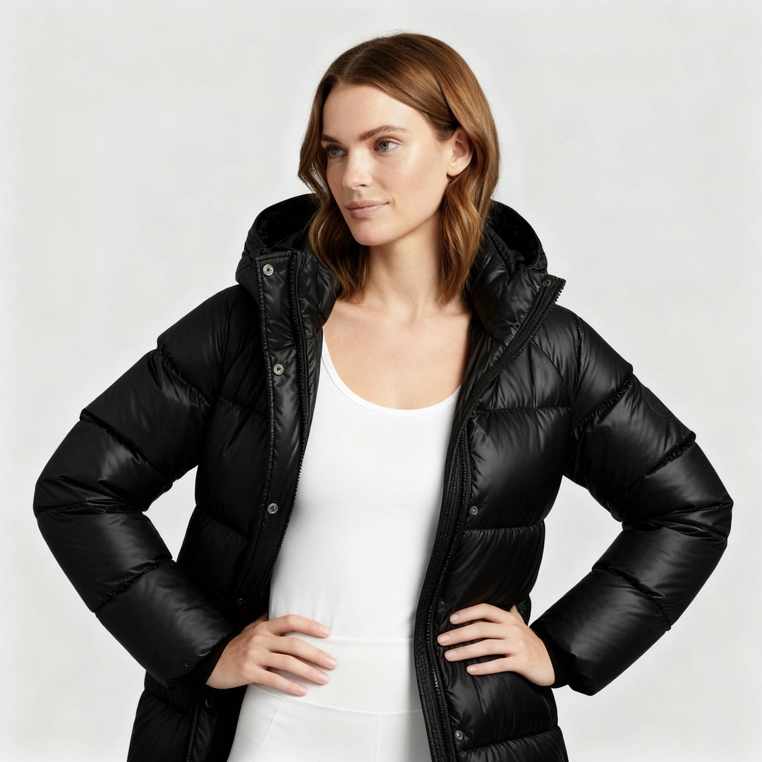 Warme Wasserdichte Daunen Winterjacke Komfort | Heidi-Mode