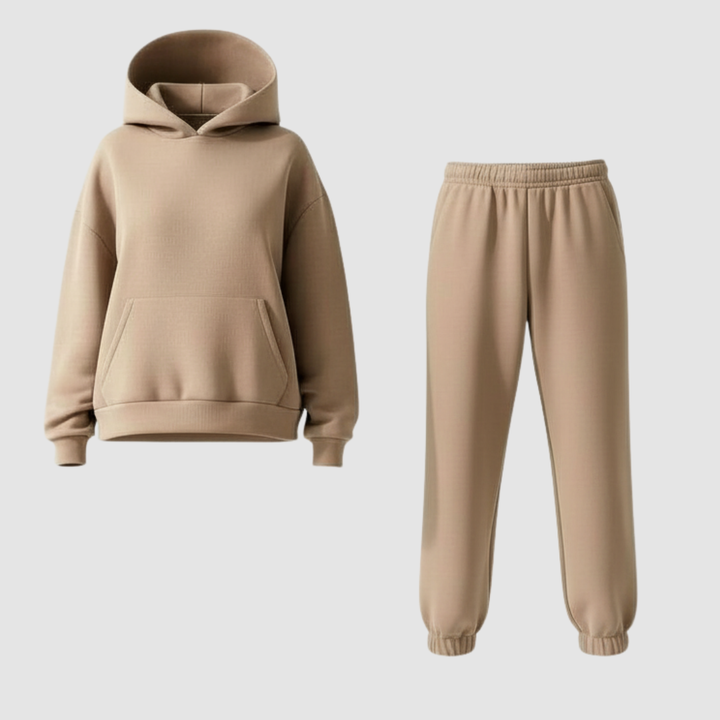 Jogging Set Damen Komfort Weiches Set Loungewear | Drune