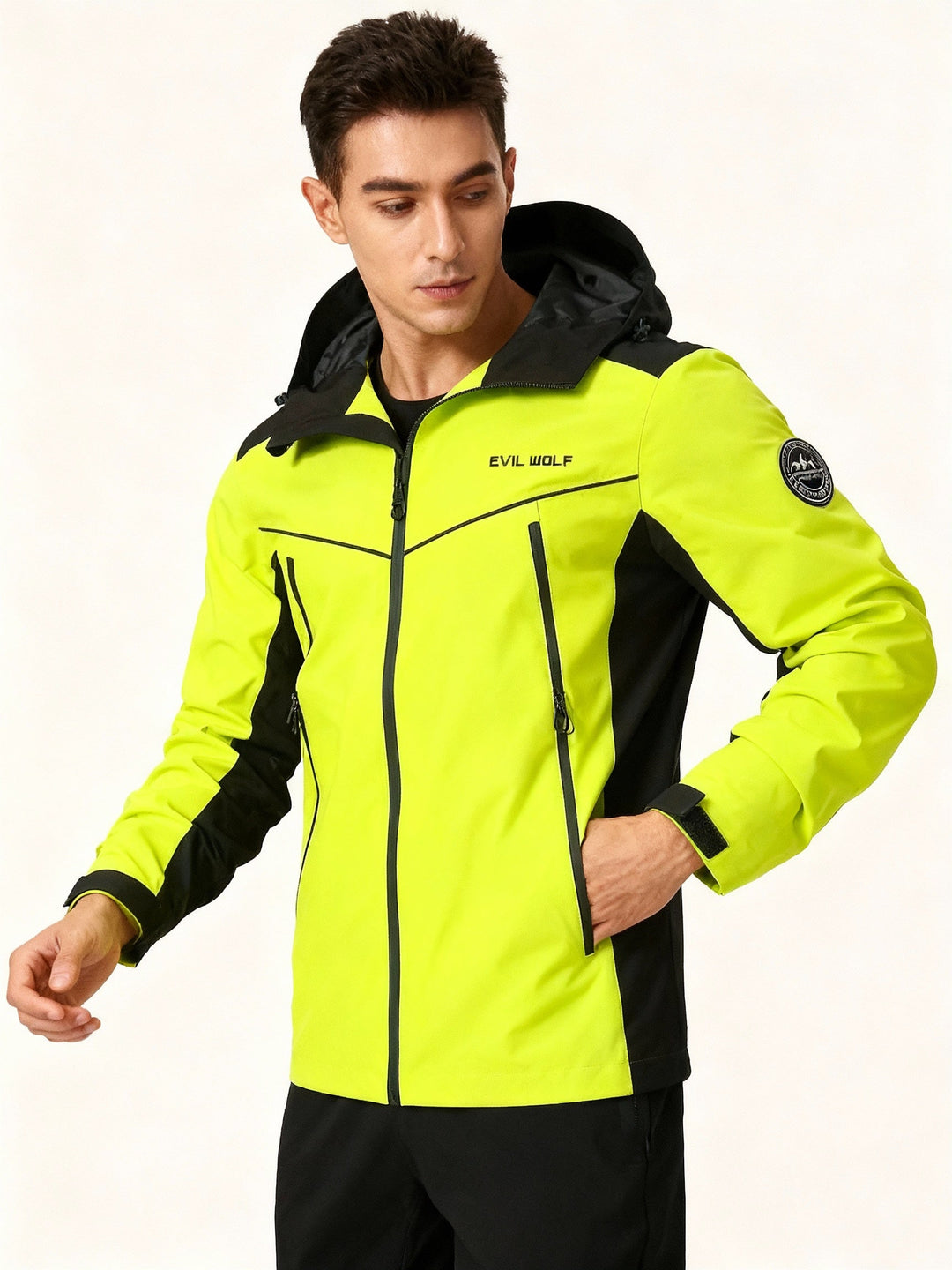 Drune | Outdoor-Jacke mit Reflektierendem Design – Wasserdicht & Sportlich