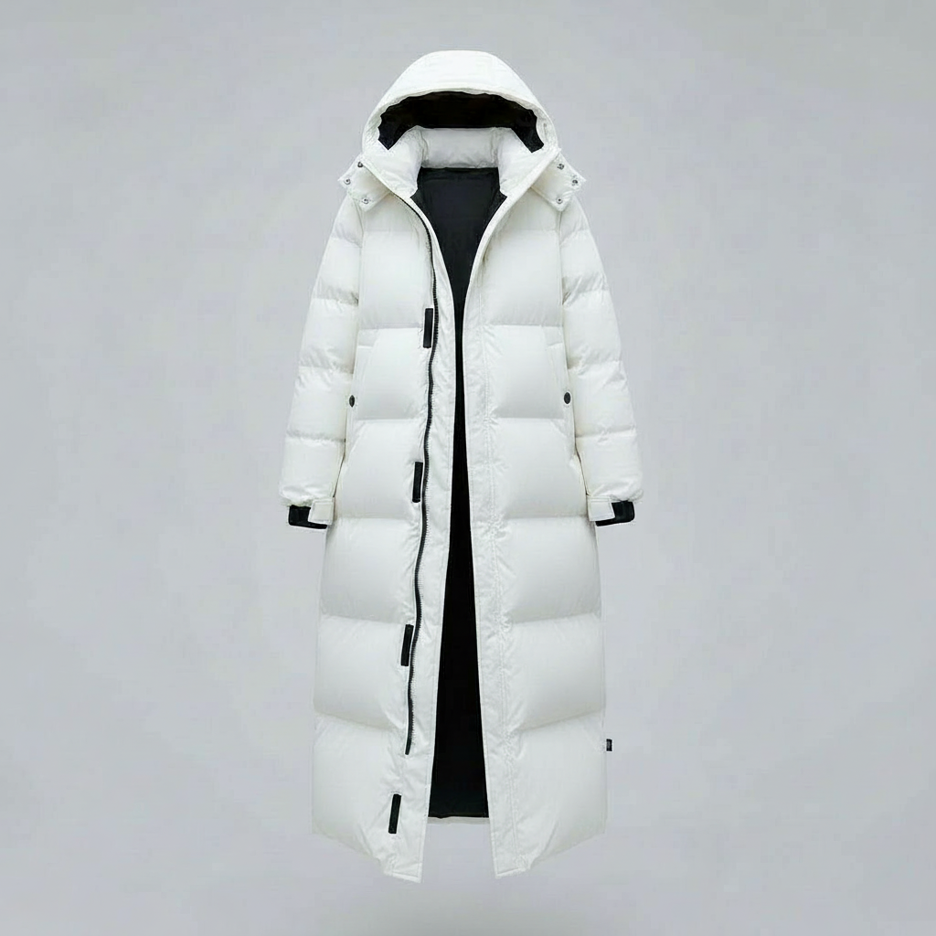 Winddichte Lange Winterjacke Damen | Drune
