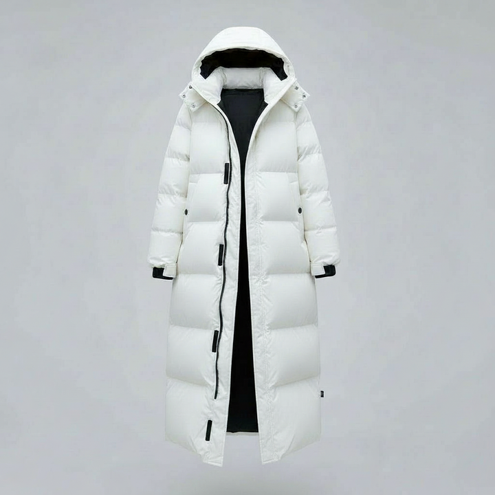 Winddichte Lange Winterjacke Damen | Drune