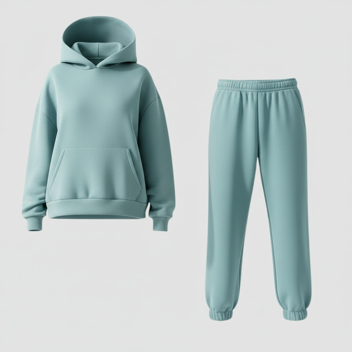 Jogging Set Damen Komfort Weiches Set Loungewear | Drune