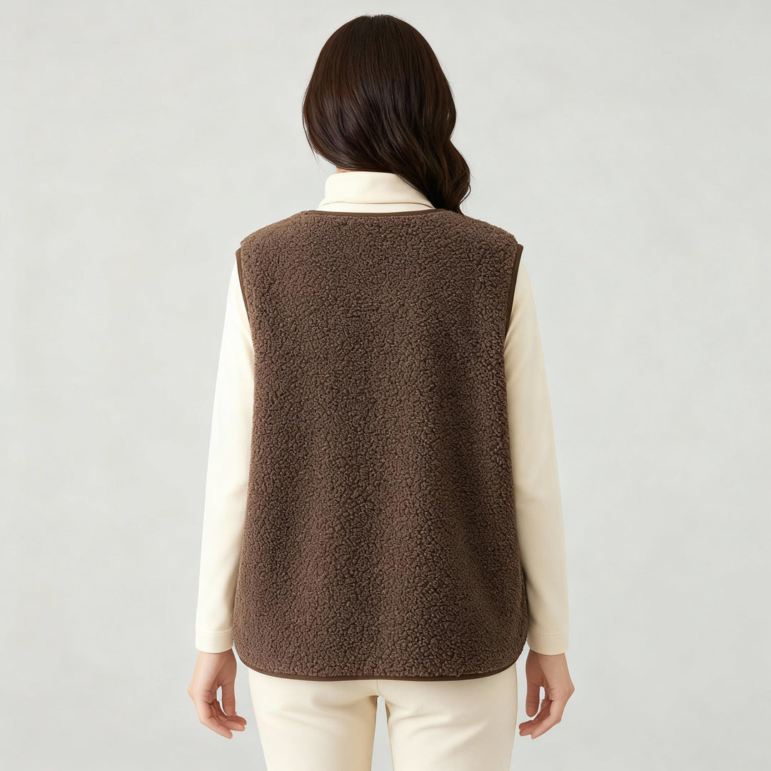 Winter Warme Elegante Fleece Weste Damen | Drune