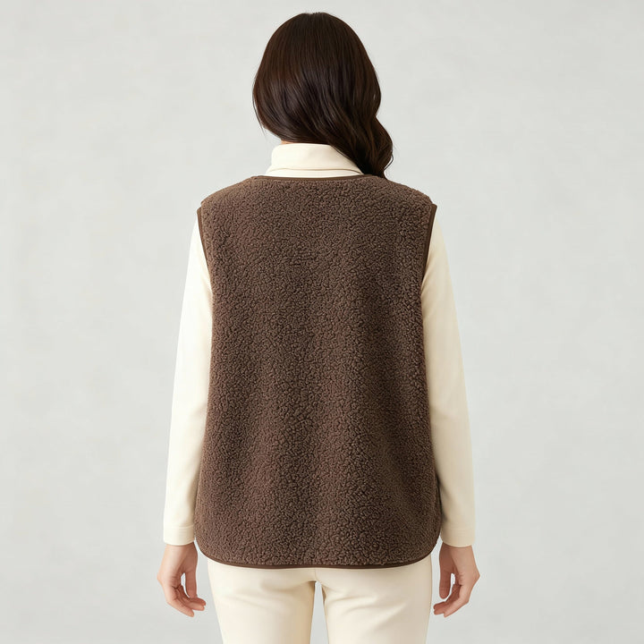 Winter Warme Elegante Fleece Weste Damen | Drune