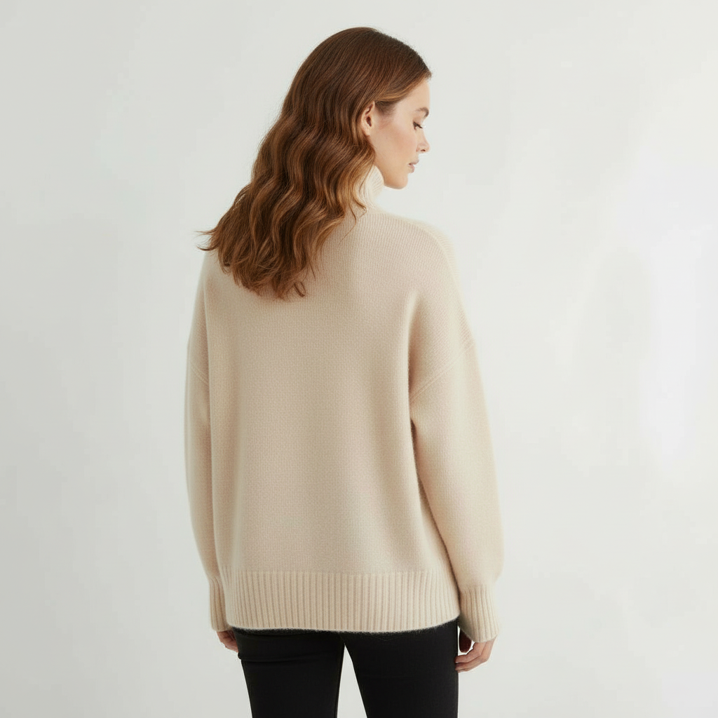 Rollkragenpullover Damen Komfort | Drune