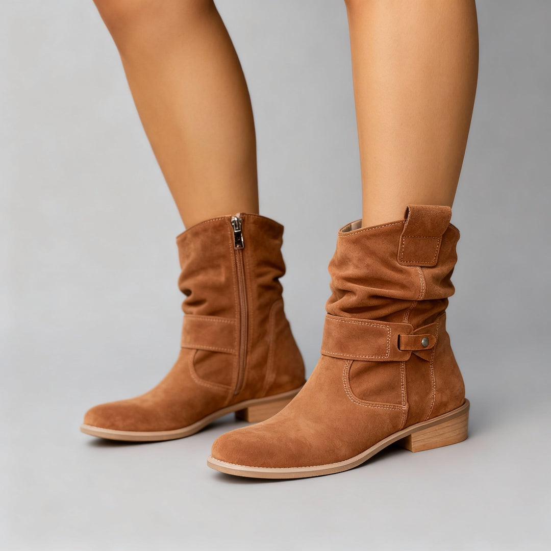 Damen Orthopädische Stiefelette mit Komfort & Einfachen Einstieg | Drune