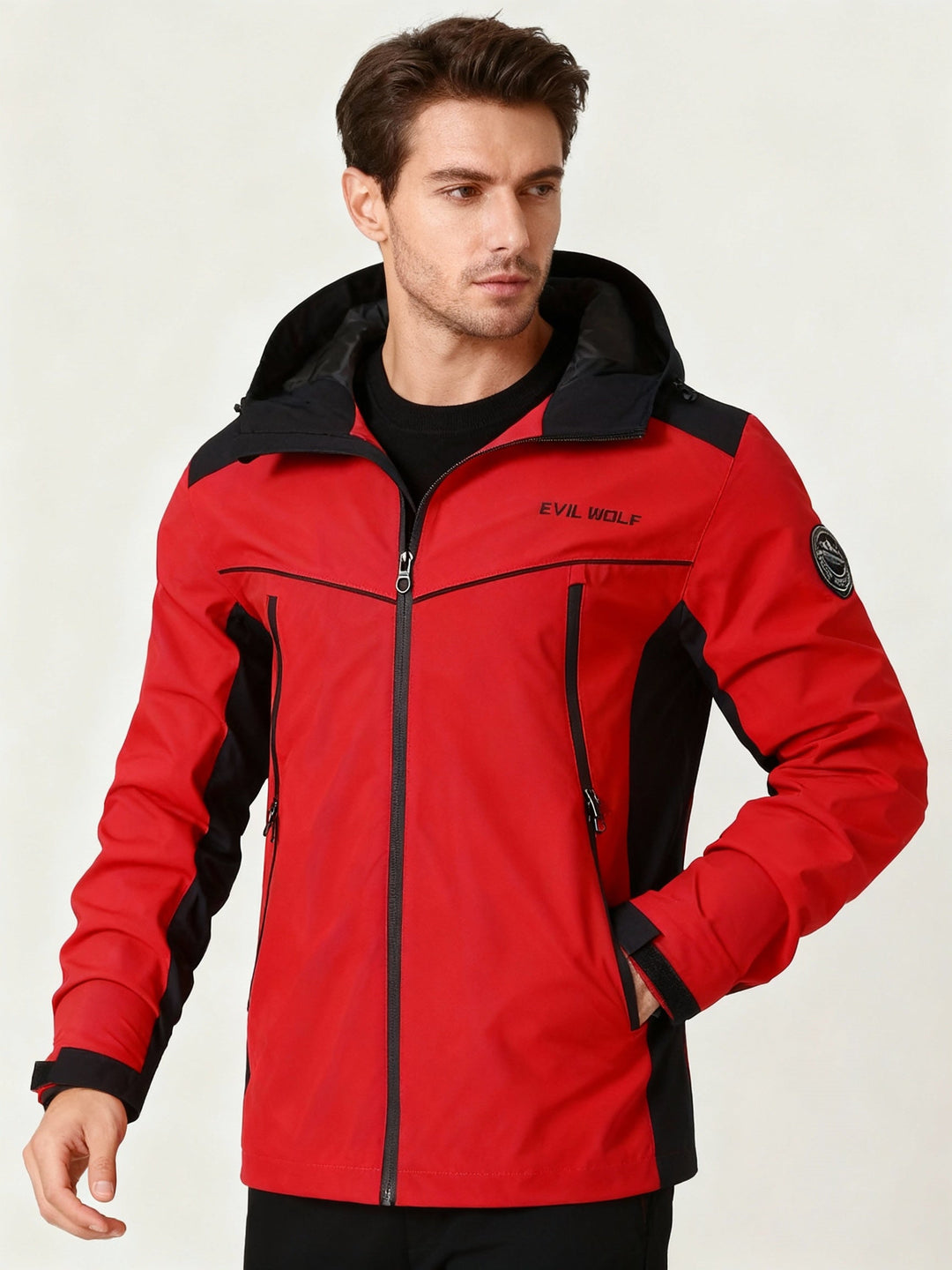 Drune | Outdoor-Jacke mit Reflektierendem Design – Wasserdicht & Sportlich