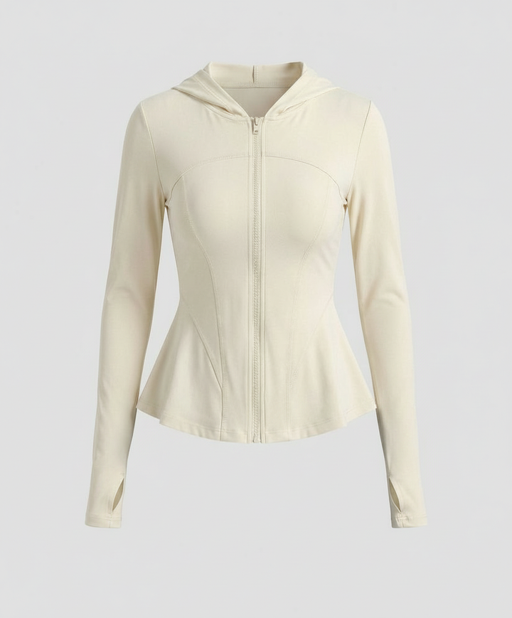 Leichte UV-Schutz Yoga Jacke Damen Slim Fit Kühlendes Material