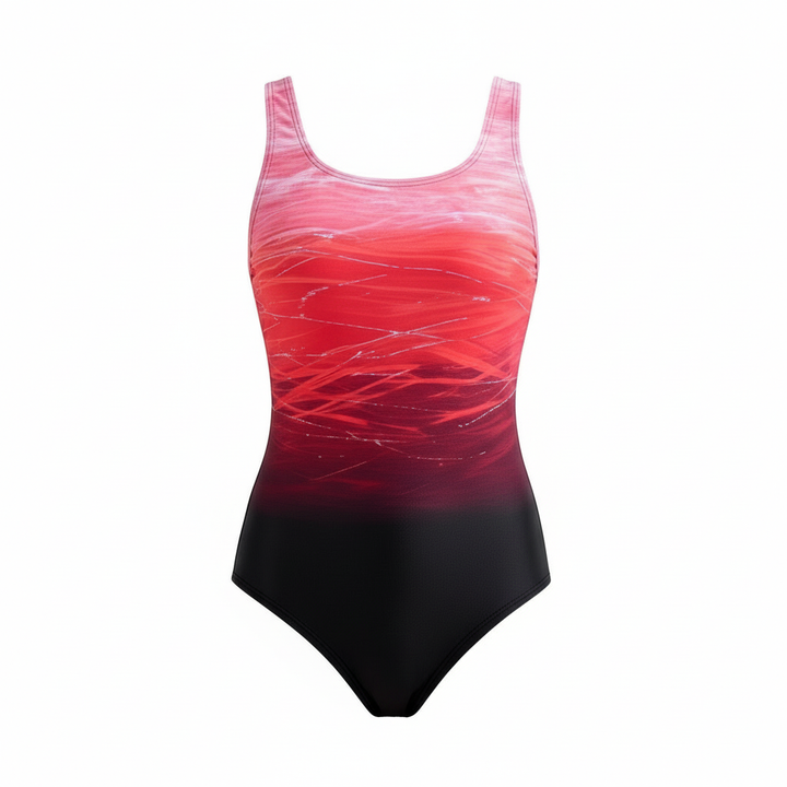 Einteiliger Sport-Badeanzug mit Ombre-Design Drune