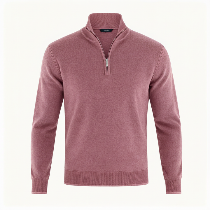 Eleganter Merino Komfort Pullover Damen Reißverschluss Moderne Strickware | Drune