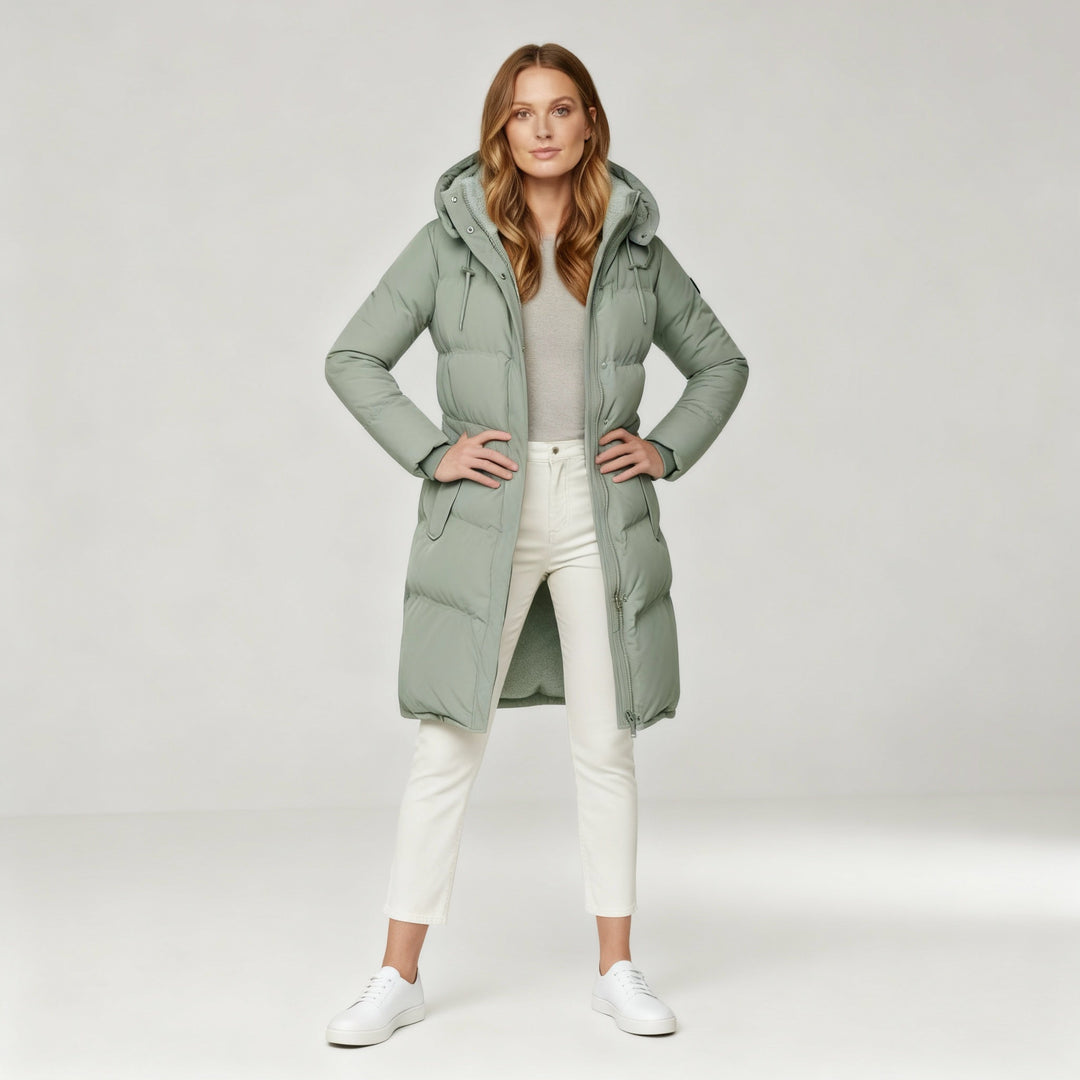 Luxuriöse Isolierte Jacke Damen Komfort Warme Jacke Baumwolle | Heidi-Mode
