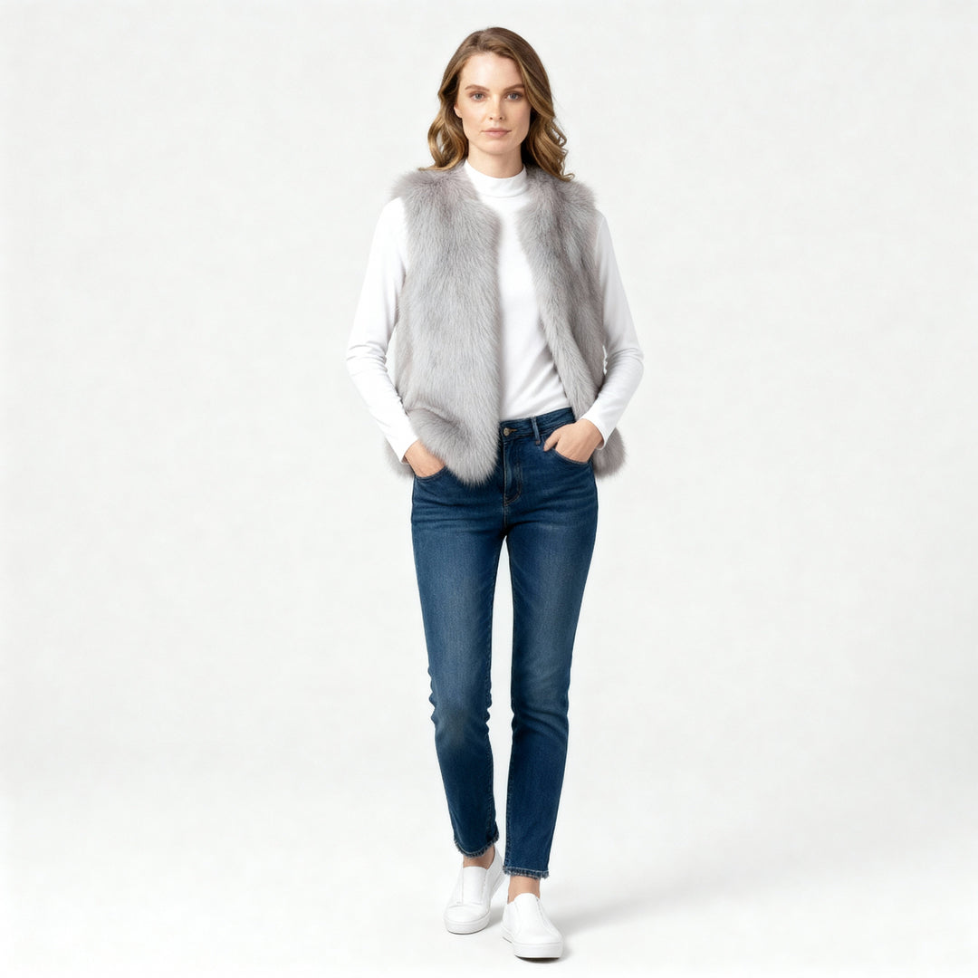 Damen Weste Luxus und Wärme für Kalte Tage | Heidi-Mode
