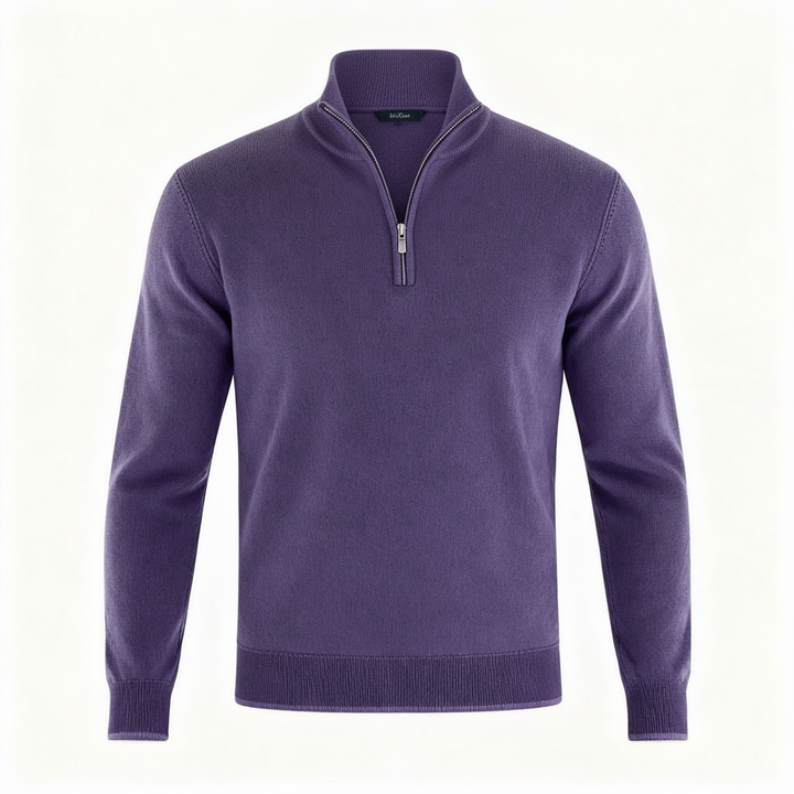 Eleganter Merino Komfort Pullover Damen Reißverschluss Moderne Strickware | Drune
