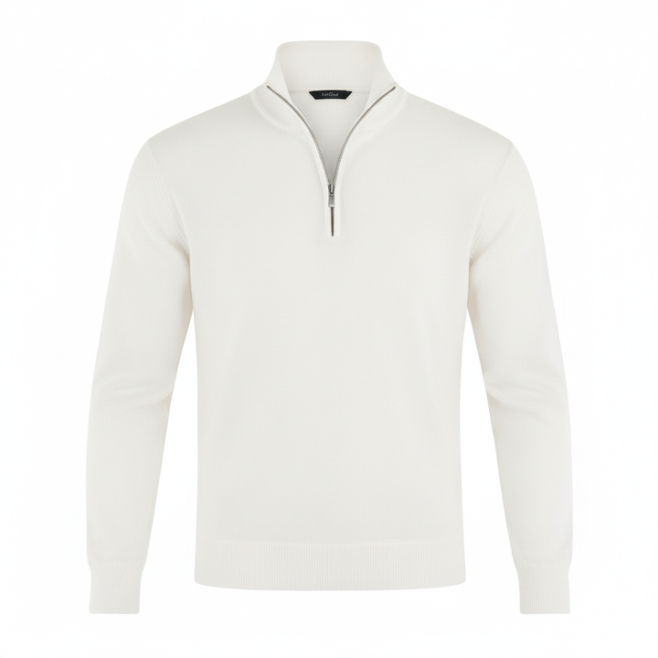 Eleganter Merino Komfort Pullover Damen Reißverschluss Moderne Strickware | Drune