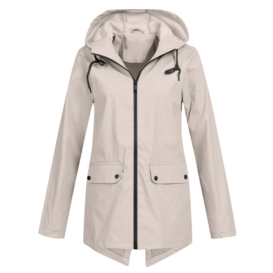 Drune | Damen wasserdichte Jacke mit Kapuze
