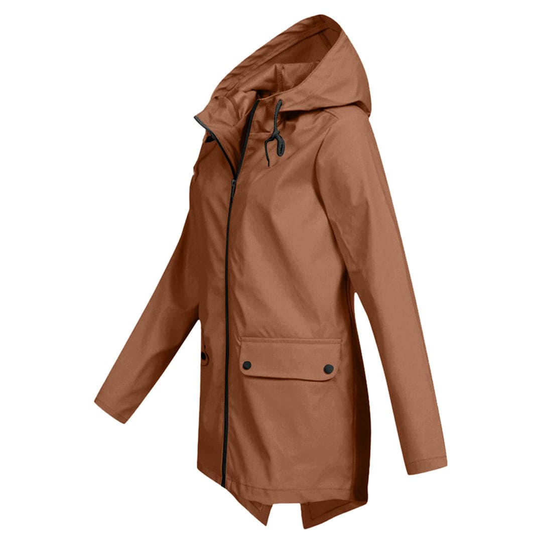 Drune | Damen wasserdichte Jacke mit Kapuze