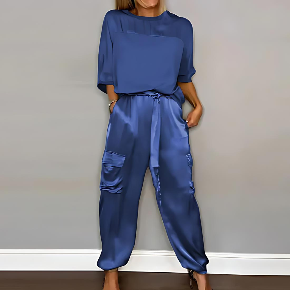 Drune | Elegantes Damen Set Hose und Shirt