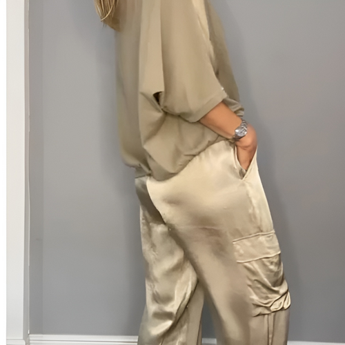 Drune | Elegantes Damen Set Hose und Shirt