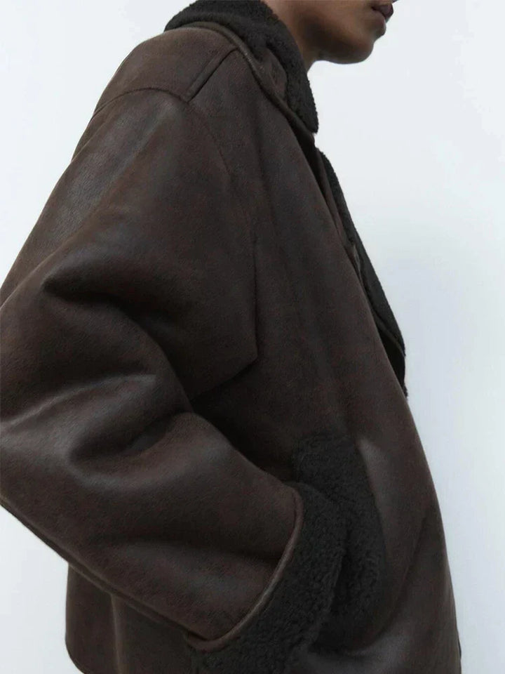 Drune | Vintage Lederjacke für Damen